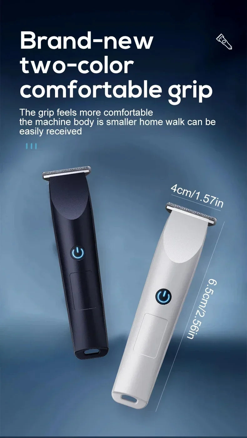Nueva Cortadora de Pelo Eléctrica para Hombre, Recortadora Corporal y de Vello Púbico, Impermeable, con Cuchilla de Cerámica Reemplazable