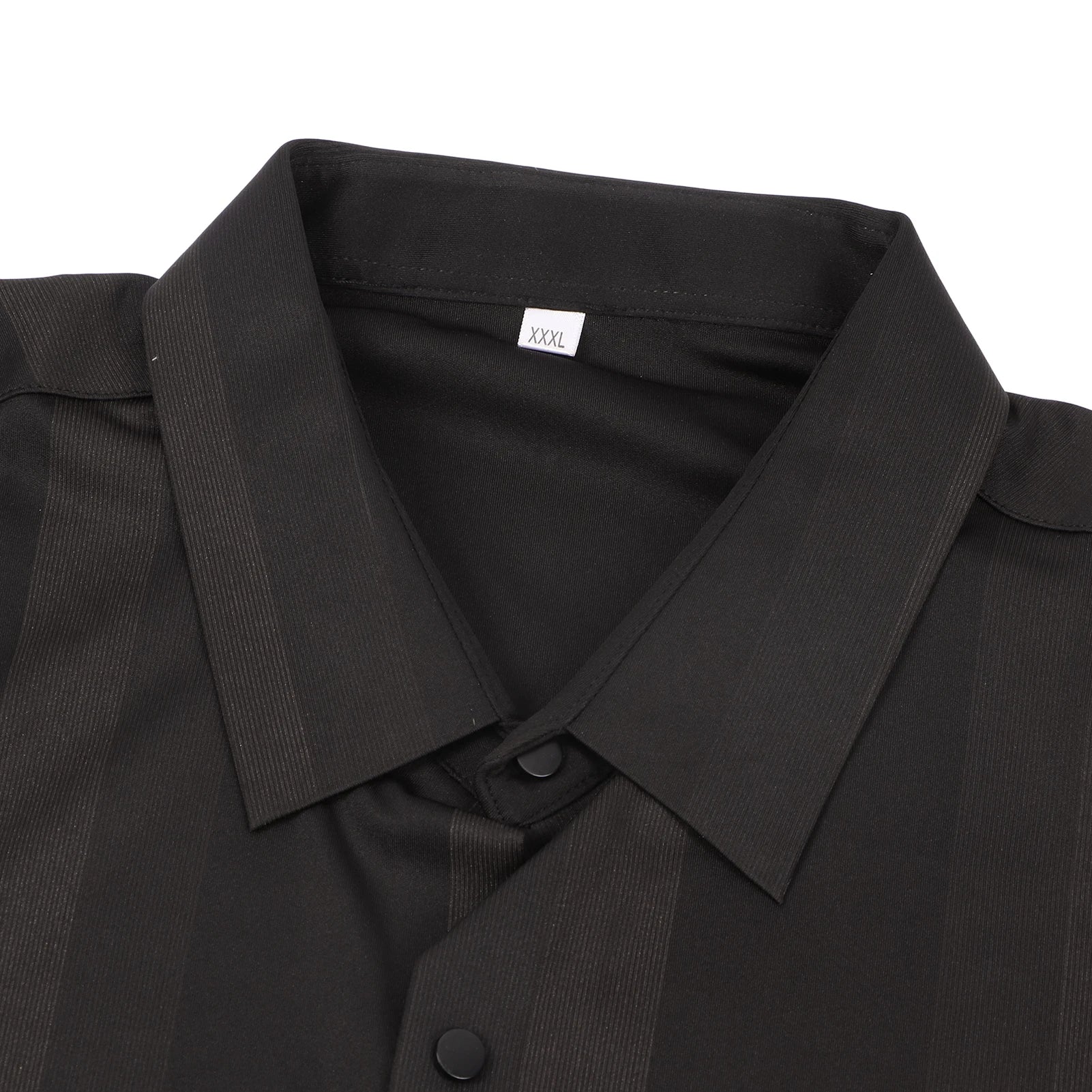 Camisa de manga larga de seda de hielo para hombre, camisa de manga larga para hombre, camisa de planchado sin rieles de alta flexibilidad, camisa de seda de hielo a rayas
