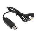BaoFeng-Cable cargador USB con luz indicadora para walkie-talkie de alta capacidad, UV-5R de batería extendida, BF-UVB3 Plus