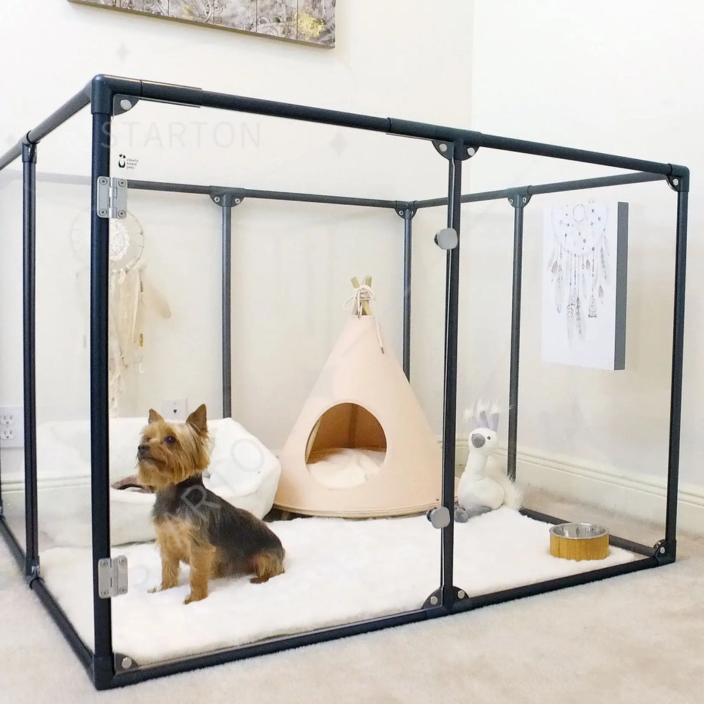 Jaula Plegable de Alambre Metálico Reforzado de Acero Inoxidable para Perros Grandes, Casetas Plegables para Mascotas, Jaulas para Perros Adultos en Oferta