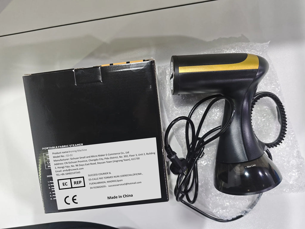 HOMEFISH-máquina de planchar portátil de mano, plancha de vapor para el hogar, pequeña máquina de planchar húmeda colgante para el cuidado de los tejidos, 1500W