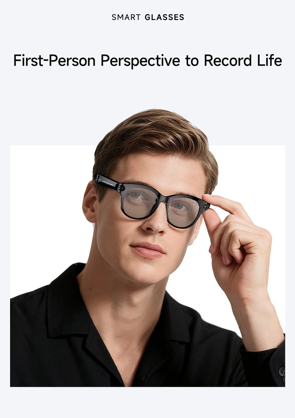 Gafas Inteligentes Lenovo 8K con IA, Traducción por IA, Llamadas Bluetooth, Reproductor de Música, Control de Cámara, Anti-luz Azul, Novedad 2026
