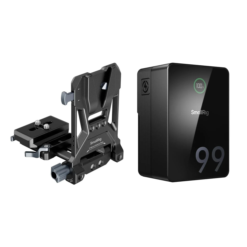 Batería SmallRig VB99 Pro Mini V Mount 99Wh 6800mAh PD 100W USB-C de carga rápida para cámara, videocámara, fotografía, iluminación de vídeo
