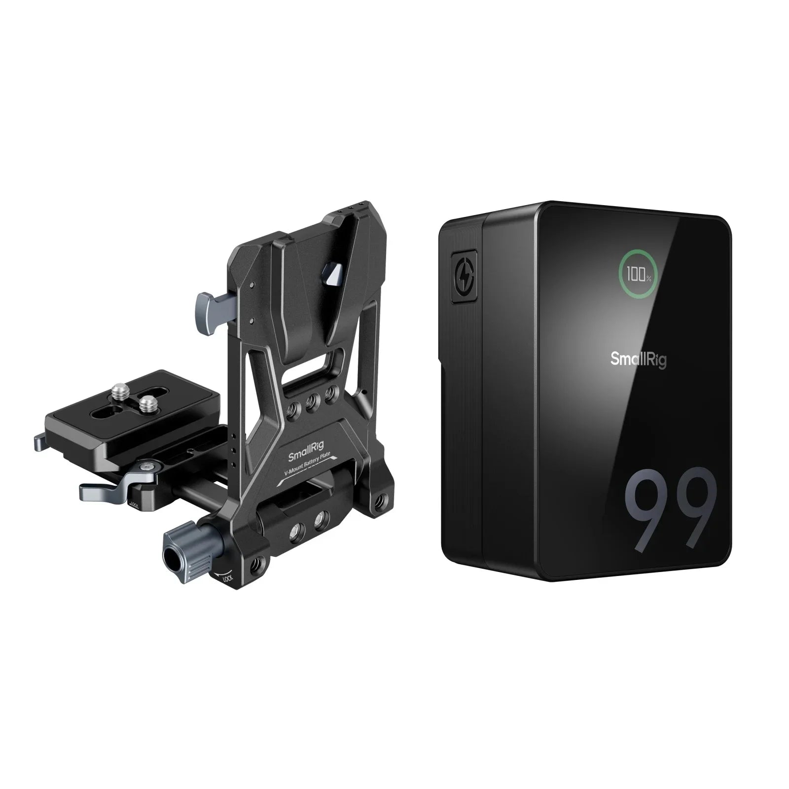 Batería SmallRig VB99 Pro Mini V Mount 99Wh 6800mAh PD 100W USB-C de carga rápida para cámara, videocámara, fotografía, iluminación de vídeo