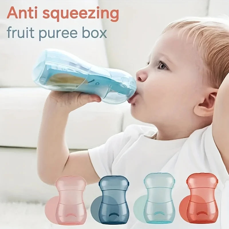 Bolsa para alimentos a prueba de apretar, taza de alimentación portátil para jóvenes: disponible en rosa, verde, azul