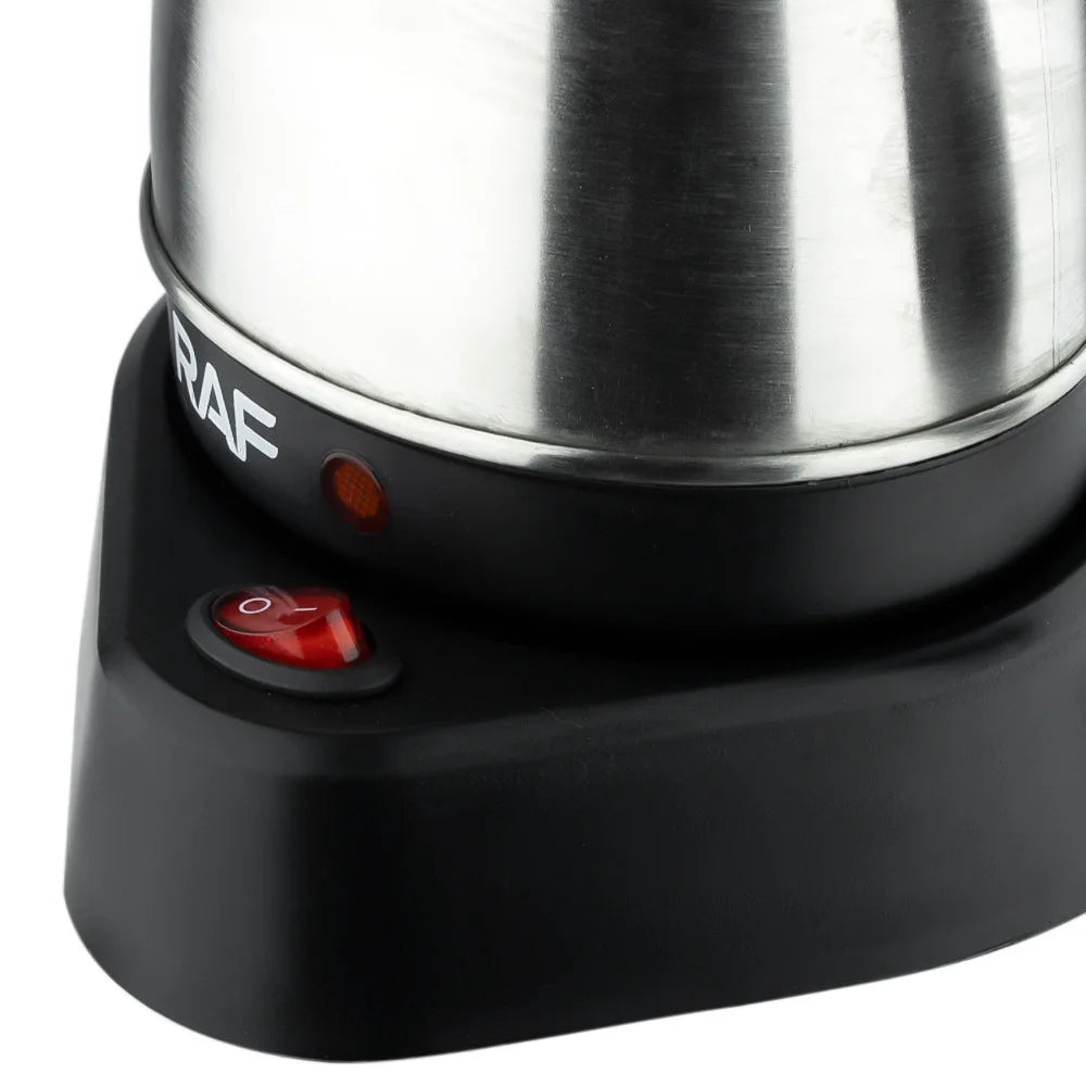 Cafetera turca de 600W, cafetera portátil italiana, árabe, griega, Moka, mango plegable, fácil para viajes en casa