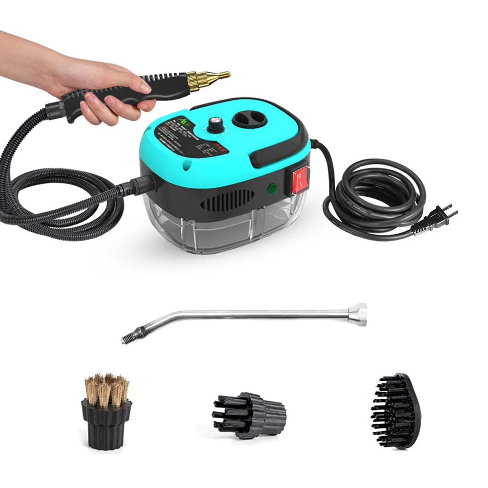 Limpiador de vapor de alta temperatura para el hogar, esterilización, aire acondicionado, capó de cocina, Limpiador de vapor para coche, enchufe US, EU, UK, AU, 2500W