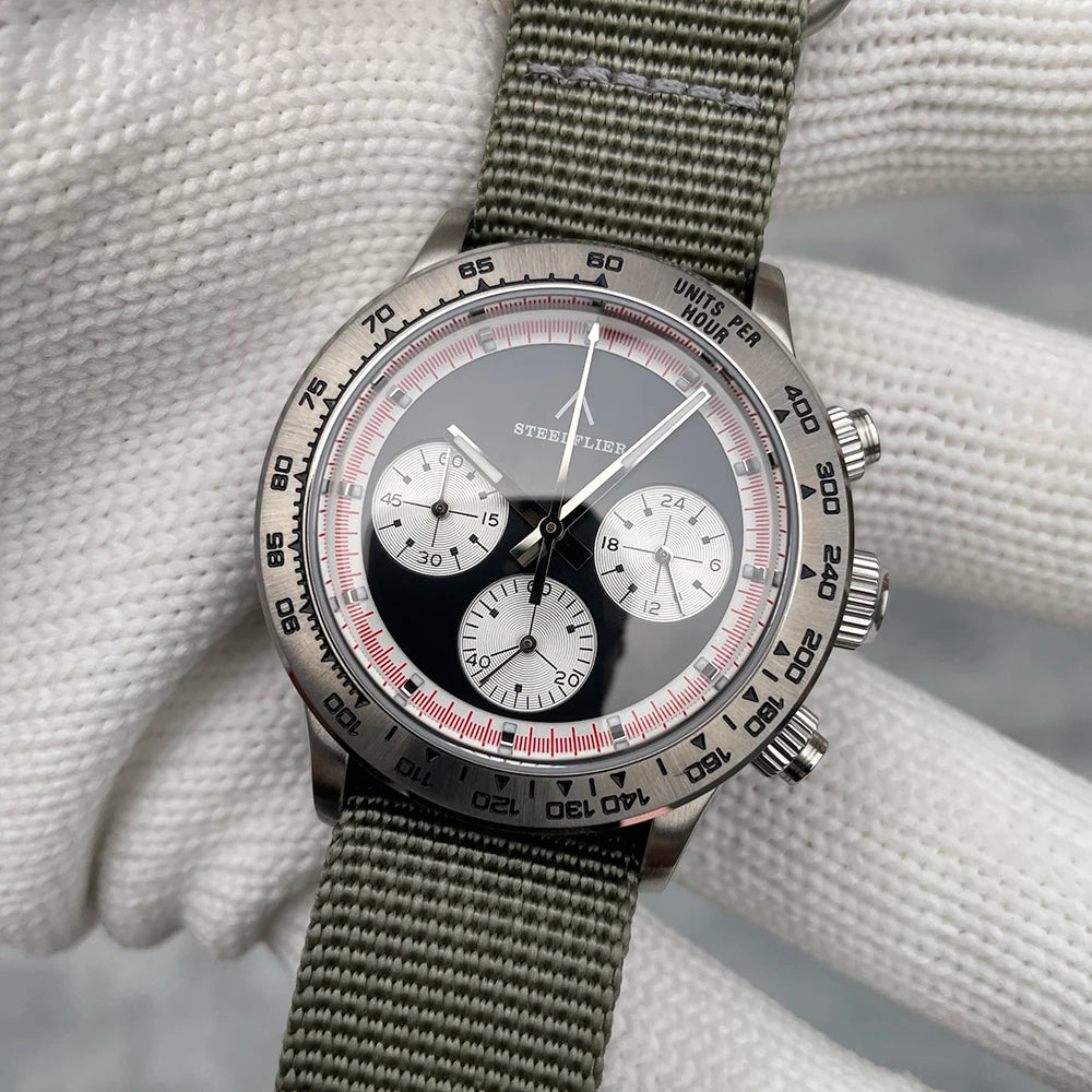 Reloj de Cuarzo de Lujo para Hombre SF733 STEELFLIER, Movimiento Silencioso VK63, Superluminoso, Resistente al Agua 200M, Reloj de Buceo, Nuevo Lanzamiento Oficial