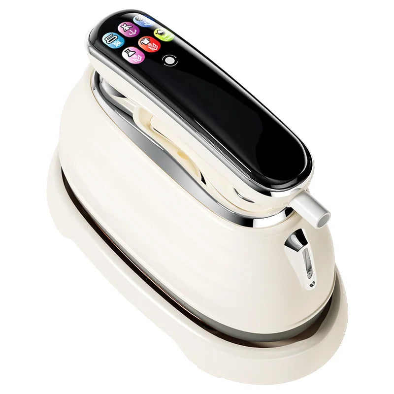 Plancha de Vapor Portátil EU 2026, Nueva Plancha de Vapor Inteligente con Pantalla LED Digital, Plancha de Vapor Portátil para Viajes y Hogar, Plancha de Vapor de Mano de Alta Potencia de 1200W