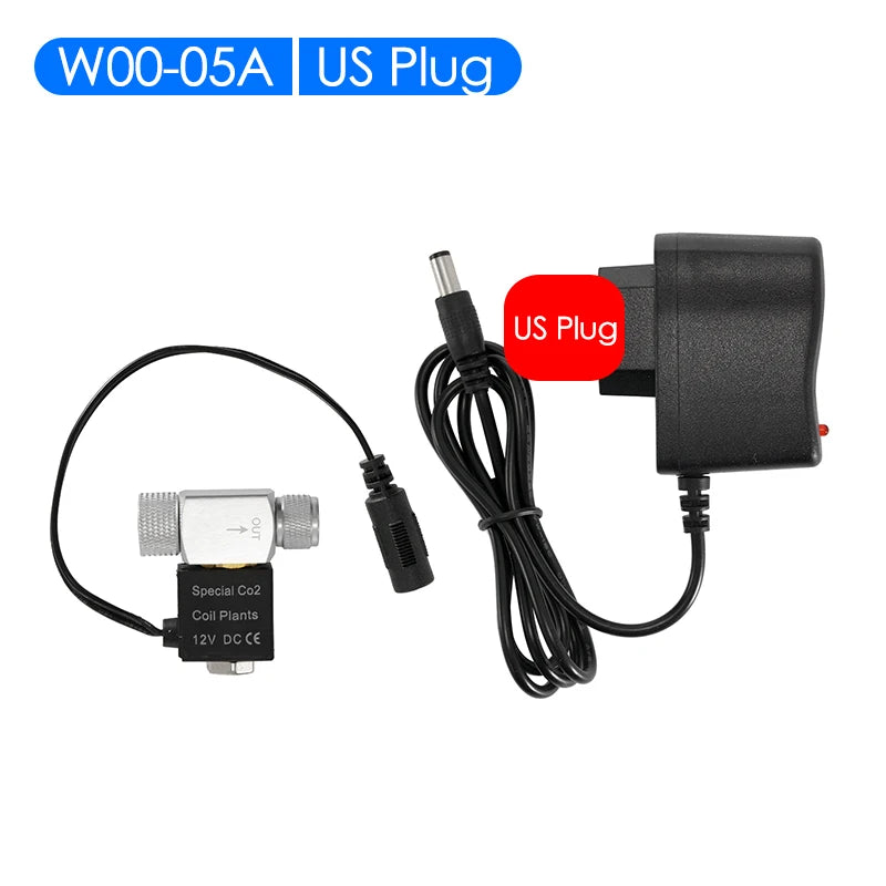Generador de CO2 para acuario, botella de acero inoxidable de alta presión, cilindro de Gas, accesorios para acuario, 2L/1L