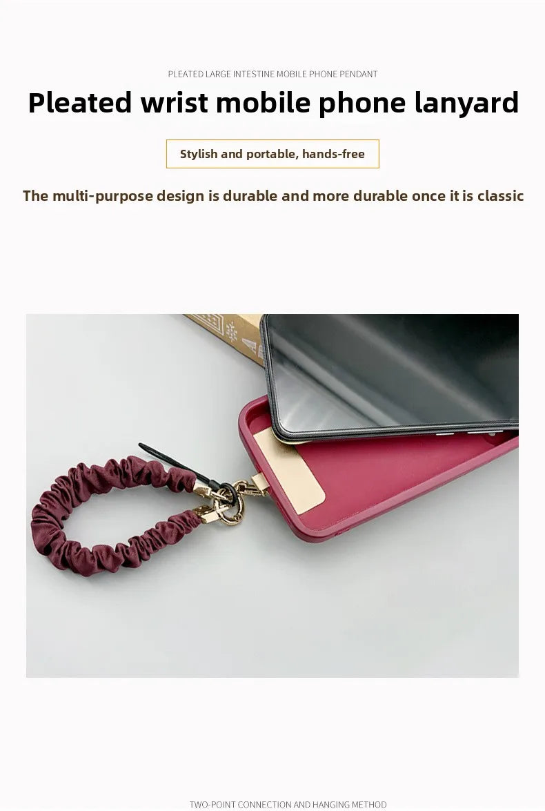 Cordón para teléfono móvil, cadena de teléfono sensorial de alto nivel, cordón para teléfono móvil para mujer, correas antivibración para iPhone