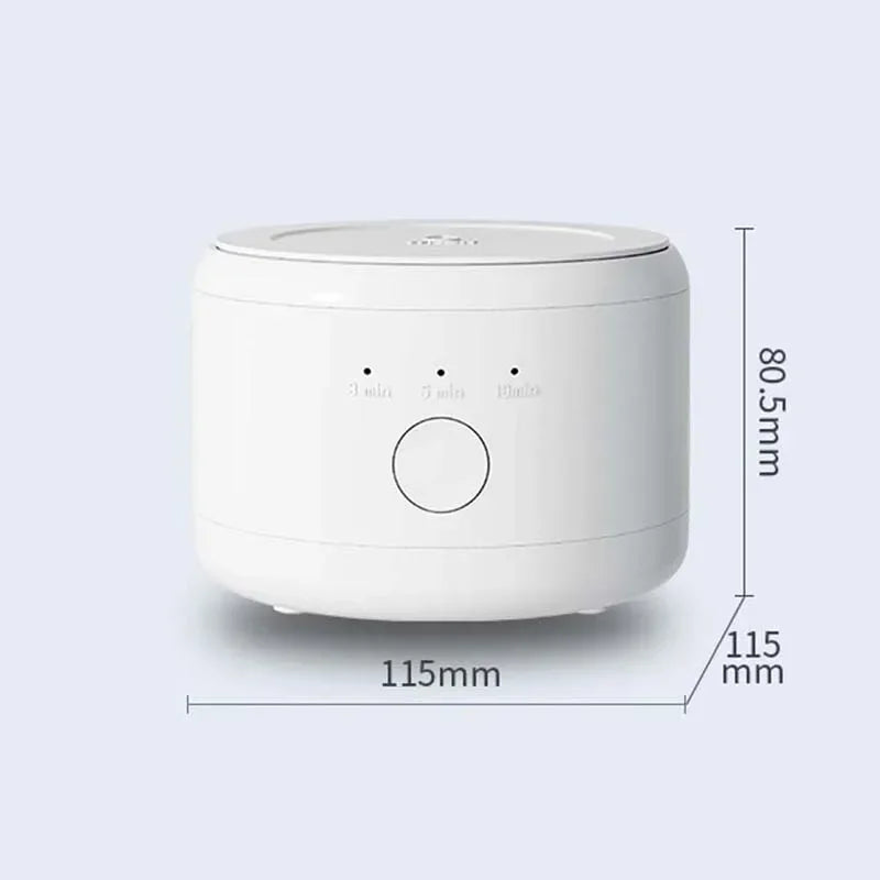Caja Limpiadora de Aparatos Eléctricos 2026, Caja de Limpieza Multifuncional para Retenedores Invisibles, Máquina de Limpieza de Dentaduras, Limpiador de Joyas y Ortodoncia