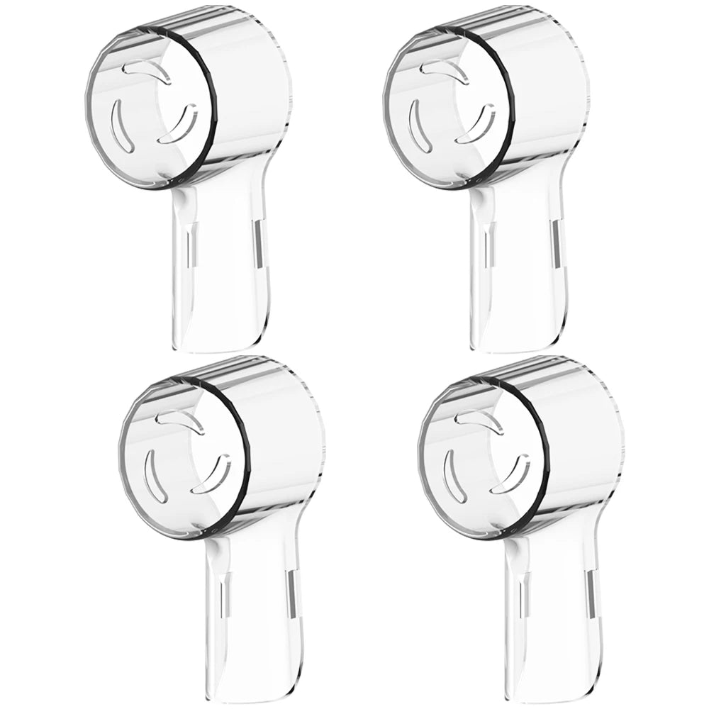 4 Uds. Compatible con cabezales de cepillo de dientes eléctrico Oral B iO, cubiertas a prueba de polvo, tapa protectora para todas las cabezales de cepillo de dientes redondos