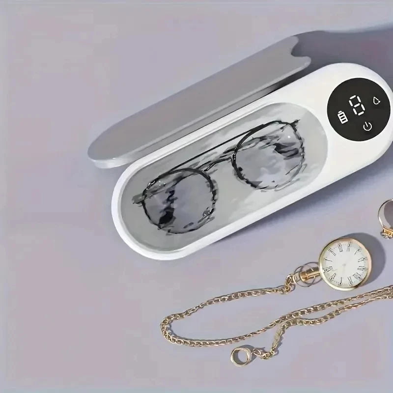 Limpiador de Gafas de Alta Frecuencia - 1 Unidad, Máquina de Limpieza Inalámbrica Multiusos para Gafas y Accesorios
