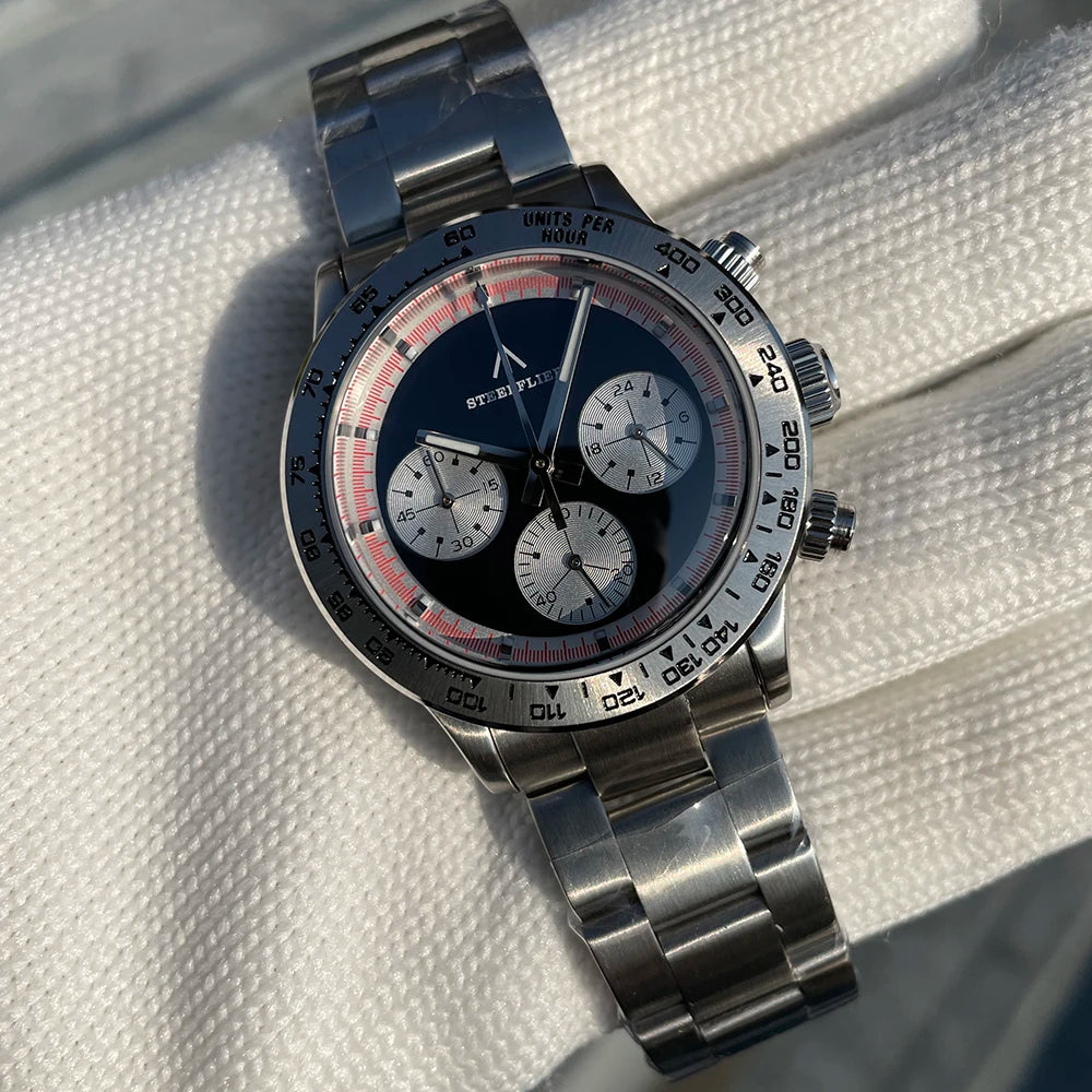 Reloj de Cuarzo de Lujo para Hombre SF733 STEELFLIER, Movimiento Silencioso VK63, Superluminoso, Resistente al Agua 200M, Reloj de Buceo, Nuevo Lanzamiento Oficial