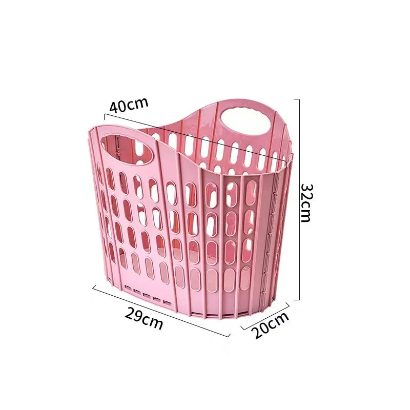 Cesto Plegable para Ropa Sucia para Dormitorio y Baño, Multifuncional y Portátil