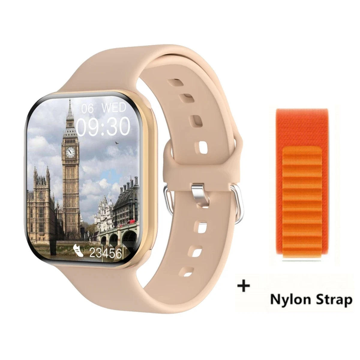 Nuevo reloj inteligente serie X para hombre y mujer, con monitor de presión arterial, llamadas por Bluetooth, NFC, monitorización del sueño, carga inalámbrica, reloj deportivo compatible con IOS y Android.
