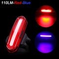 Lámpara trasera de bicicleta, luz LED impermeable para bicicleta, luces traseras de alto brillo, lámpara de advertencia de seguridad en ciclismo nocturno, linterna para bicicleta de montaña y carretera