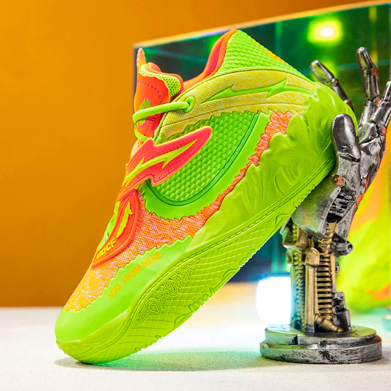 Zapatillas de baloncesto para hombre, transpirables, con amortiguación, antideslizantes, para correr, entrenamiento de gimnasia, zapatillas de baloncesto atléticas