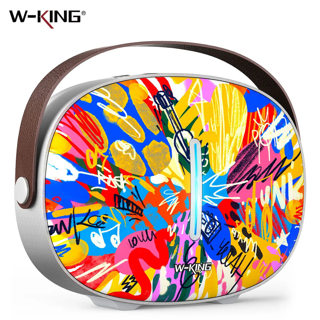 W-KING T8II Altavoces Bluetooth portátiles Boombox inalámbrico para exteriores, sonido de graves/cristales pesados, 2 subwoofers, carga rápida, BT5.4