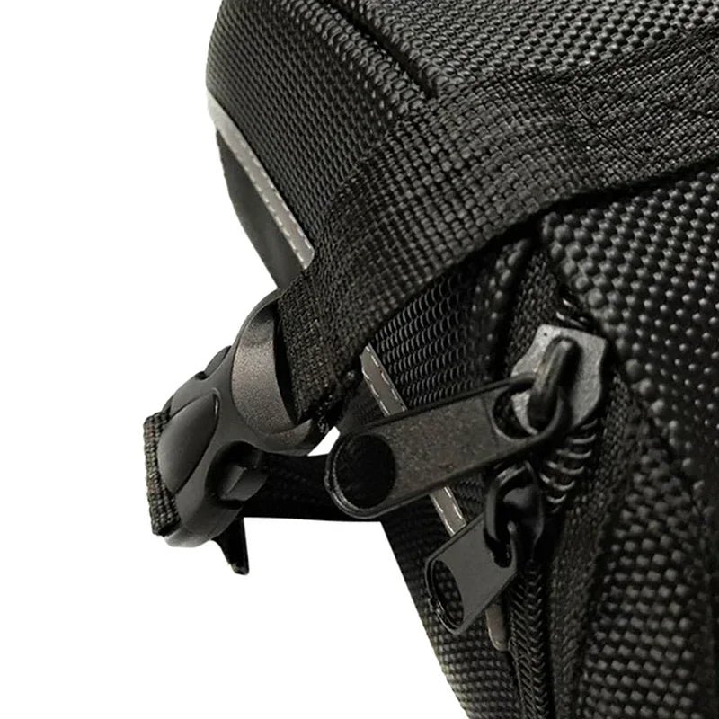 Bolsa de nailon para bicicleta, asiento de almacenamiento impermeable para sillín de bicicleta de montaña, bolsa de herramientas trasera, accesorios para ciclismo al aire libre
