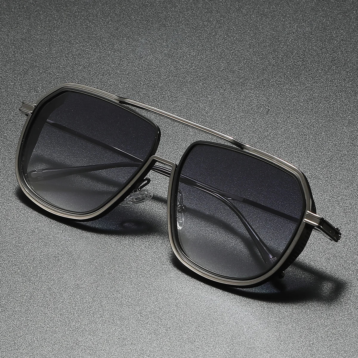 Gafas De Sol De piloto De Metal para Hombre y mujer, lentes De Sol De aviación Steampunk UV400, sombra Pop, Slentes De Sol para Hombre