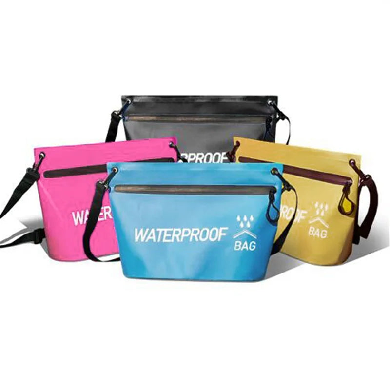 Bolsa de natación impermeable, bolsa de cosméticos, bolsa de lavado, bolsas para teléfono móvil, riñonera para Rafting, bolso de hombro, bolsa de gimnasio para acampar, viajar, deporte