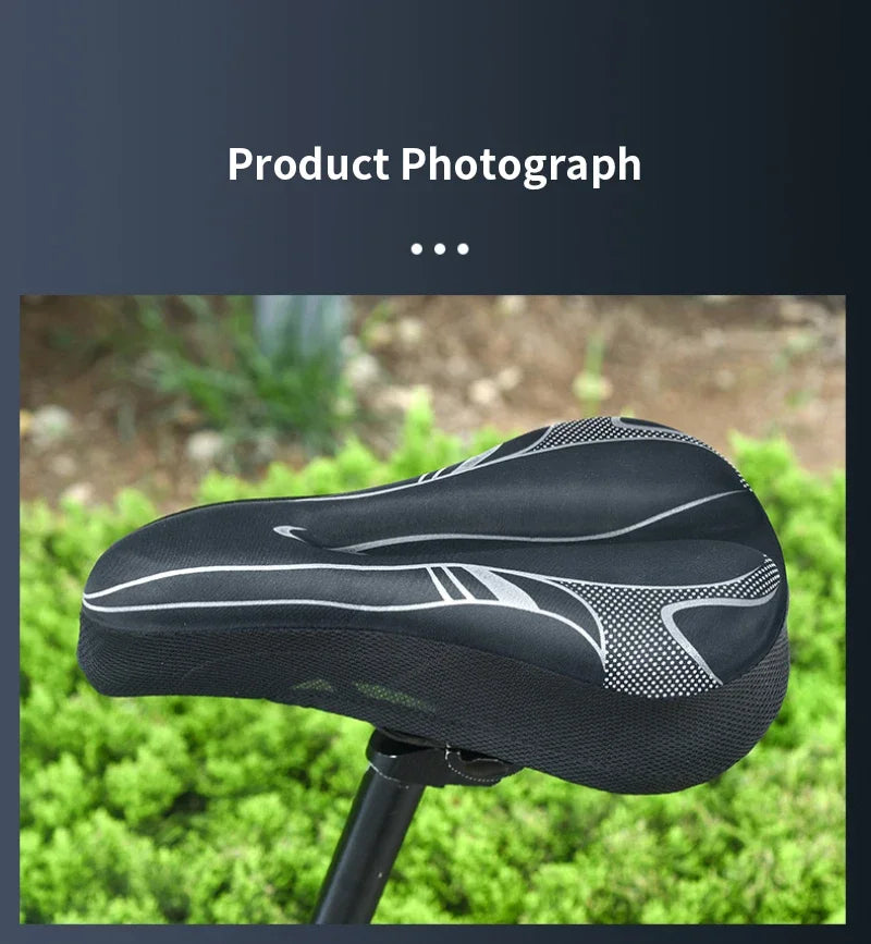 Sillín de bicicleta de GEL 3D para hombre y mujer, productos para bicicleta de montaña y carretera, accesorios, piezas de viaje de carbono para ciclismo