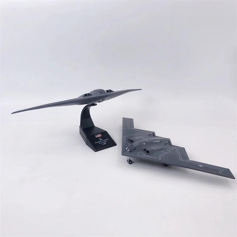 Diecast 1/200 escala B2 USAF B-2A bombardero avión réplica modelo de juguete para colección de exhibición regalos de vacaciones