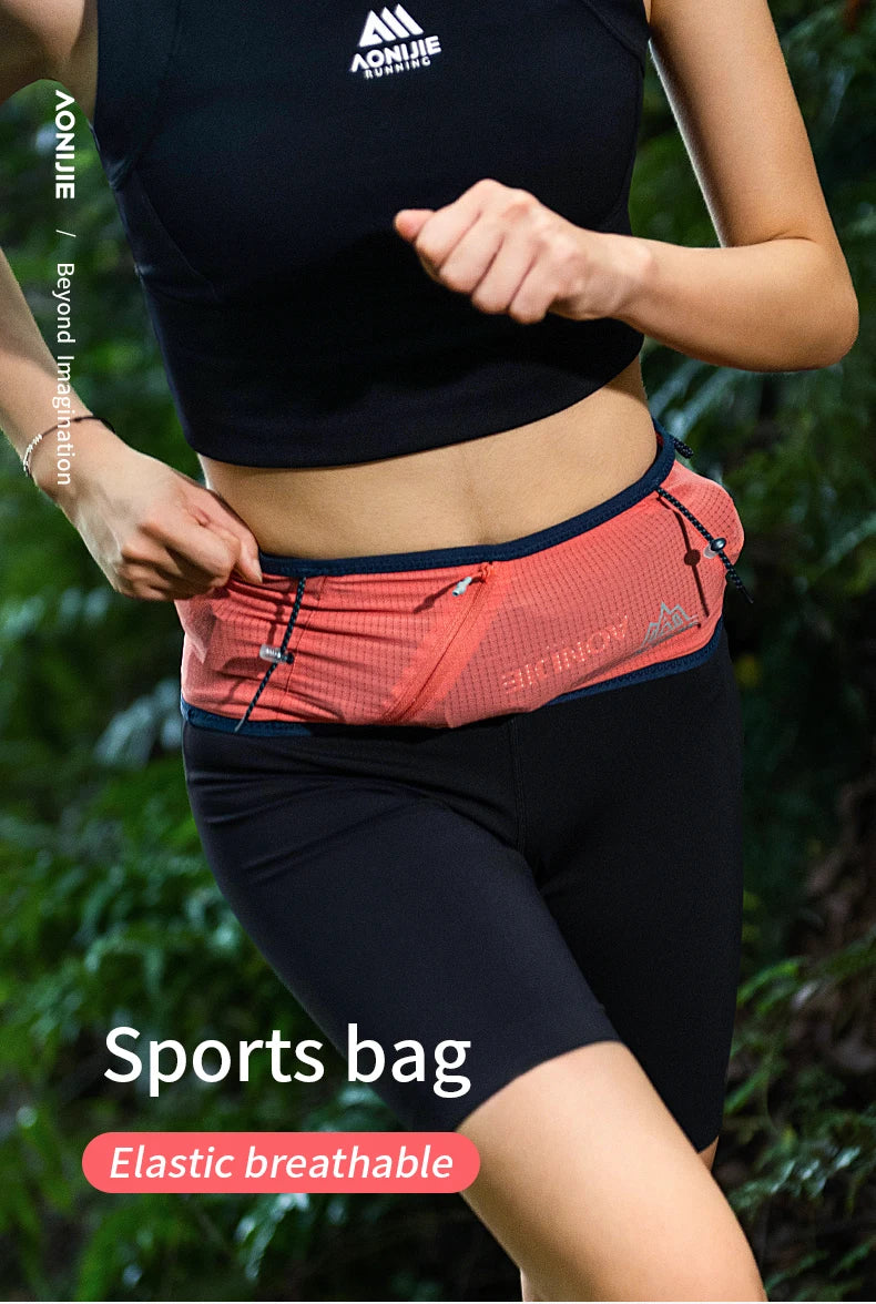 AONIJIE W8101 cinturón de hidratación para correr riñonera bolsa de dinero de viaje Trail Marathon gimnasio entrenamiento Fitness soporte para teléfono móvil