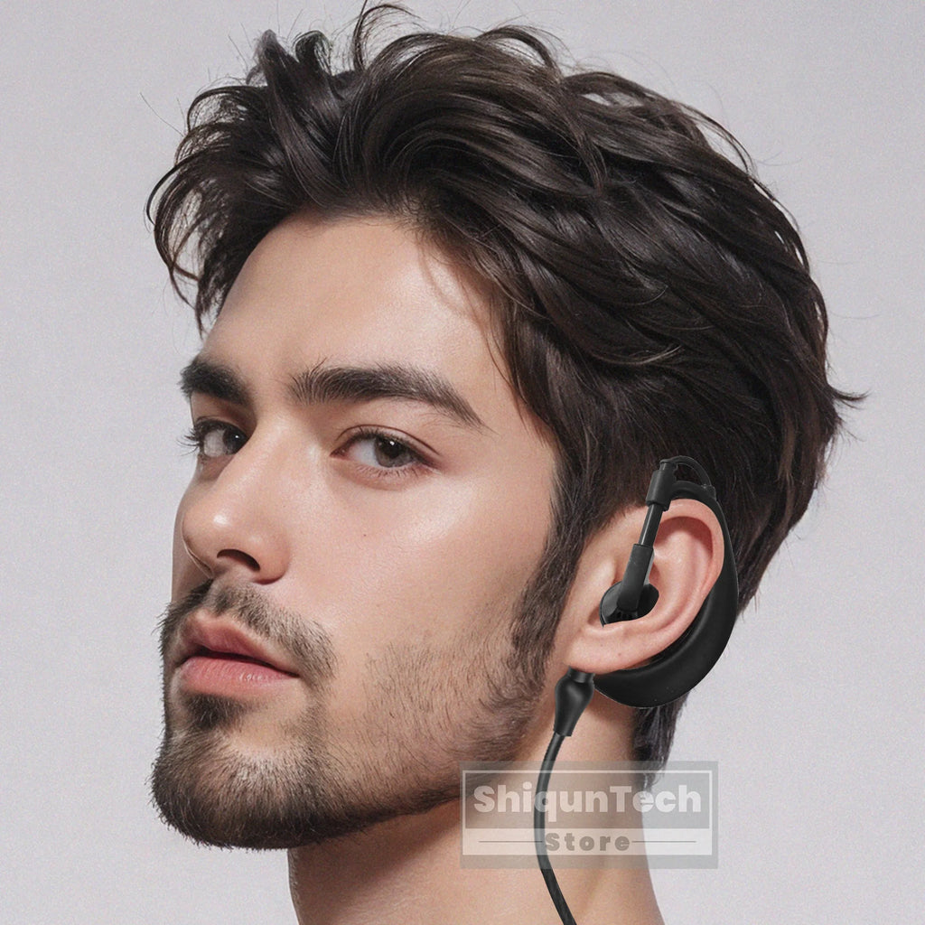 Auricular para ICOM Radio bidireccional IC-F22S auriculares de alta calidad Compatible con IC-V85 IC-V82 Walkie Talkie auriculares con micrófono PTT