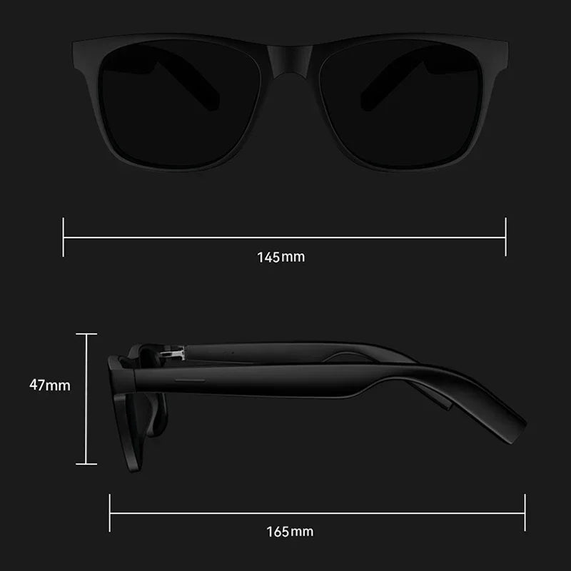 Gafas Inteligentes Lenovo con IA, 8K, Control Remoto, Cámara Táctil, Grabación, Asistente de Voz, Traductor, Bluetooth Inalámbrico