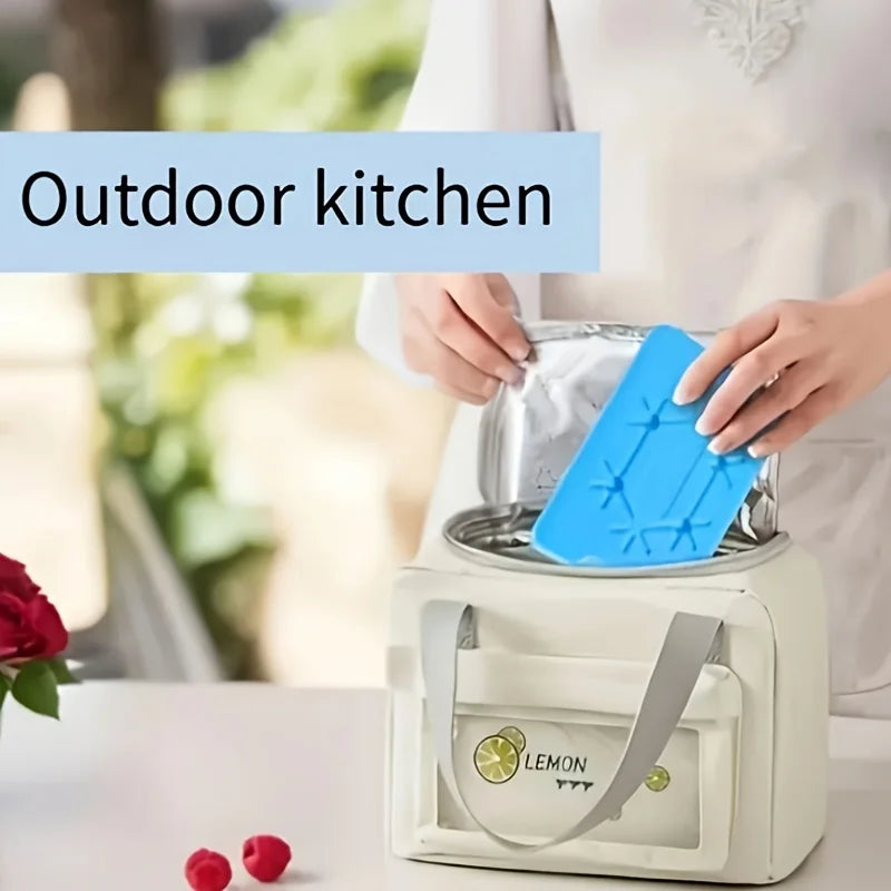 Paquete de hielo portátil reutilizable, paquete de enfriamiento para congelador, caja de llenado de agua de enfriamiento de larga duración PARA refrigeración y almacenamiento de alimentos frescos