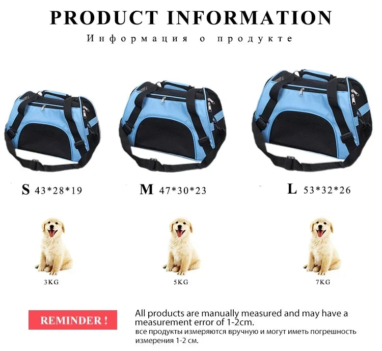 Bolsas de transporte para gatos, bolsa de transporte portátil para perros, bolsas de transporte transpirables de malla para perros pequeños, bolso plegable para gatos, bolsa de viaje para mascotas, bolsa de transporte