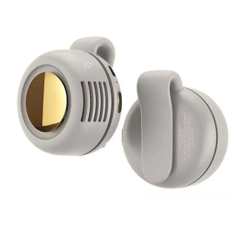 Ventilador pequeño portátil silencioso, miniventilador eléctrico sin aspas, carga USB, ideal para niños y adultos, regalo ideal para viajes al aire libre y oficina