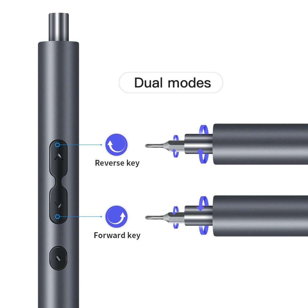 Juego de destornilladores eléctricos de precisión 120 en 1, kit de herramientas de reparación magnéticas inalámbricas mini con 100 puntas CRV, luz LED, recargable tipo C para iPhone, PC, portátil, cámara, reloj, PS5, X