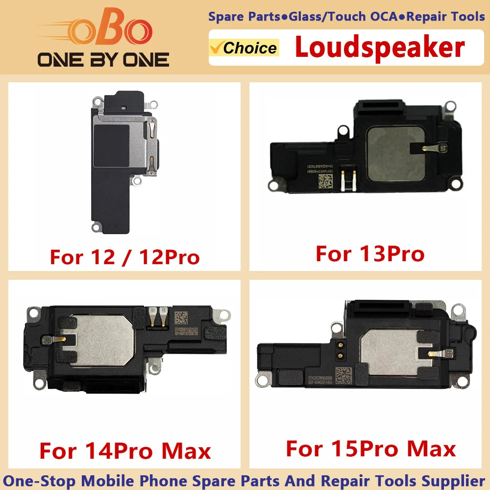 Altavoz para iphone 11 12 13 14 15 Plus Pro Max XR altavoz inferior timbre timbre piezas de repuesto de cable flexible