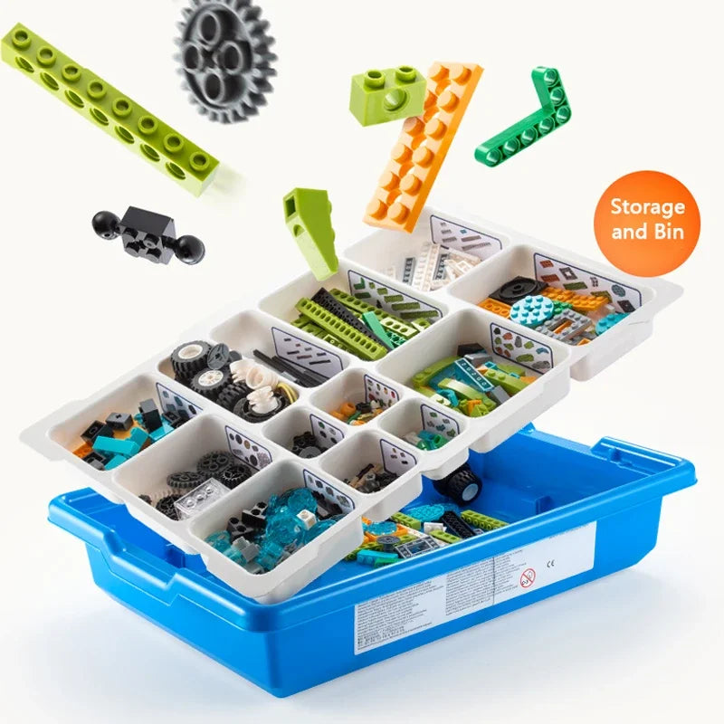 NUEVO Kit de Construcción Robótica WeDo 2.0 de 390 Piezas, Compatible con Scratch 3.0, para la Escuela, STEAM, Ladrillos Educativos, Juguetes DIY, Regalos