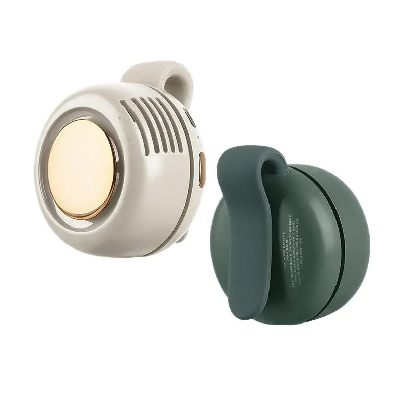 Ventilador pequeño portátil silencioso, miniventilador eléctrico sin aspas, carga USB, ideal para niños y adultos, regalo ideal para viajes al aire libre y oficina