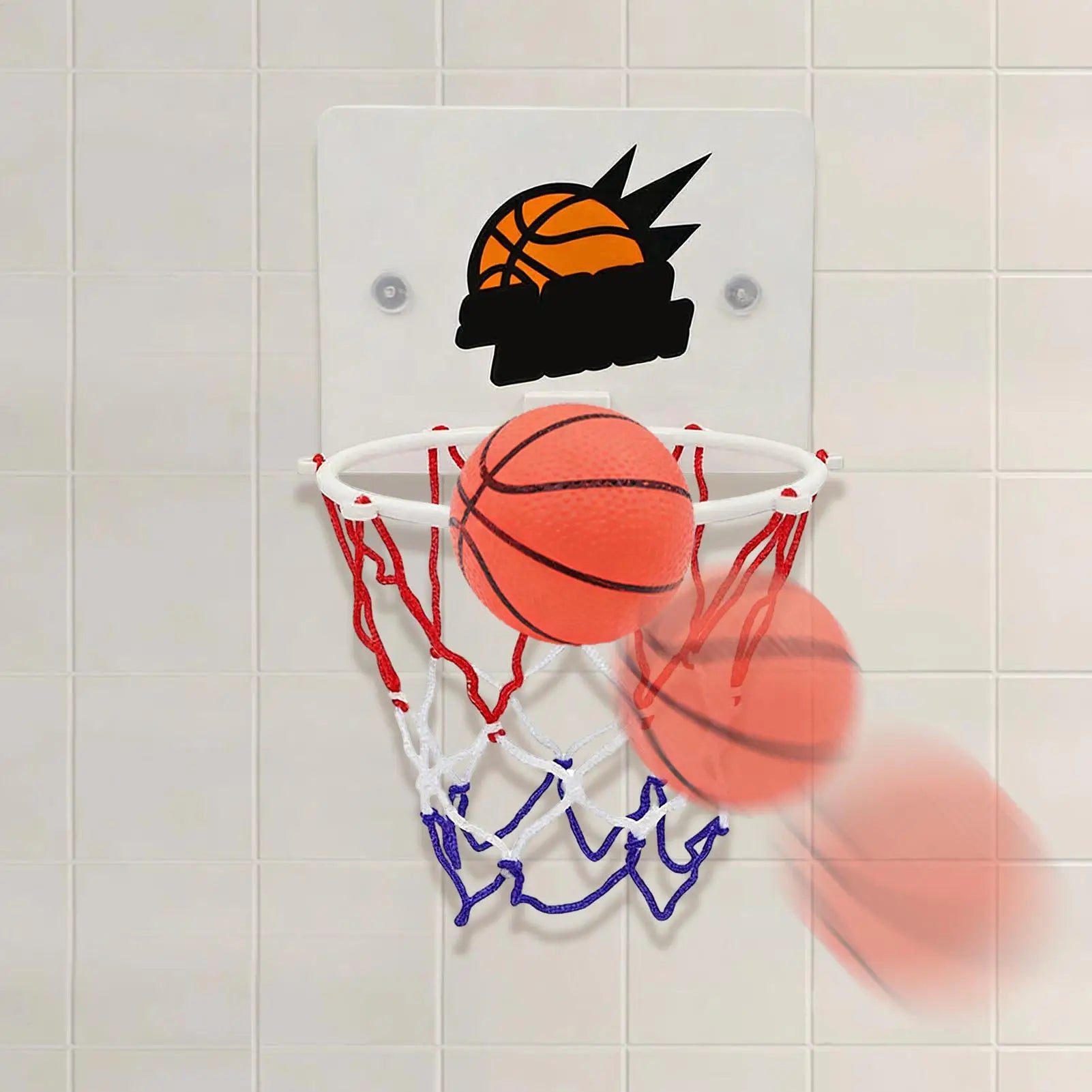 Aro de Baloncesto con Ventosa Pequeño, Juego de Baloncesto sin Taladrar para Niños y Niñas, Ejercicio en Casa o en el Aula