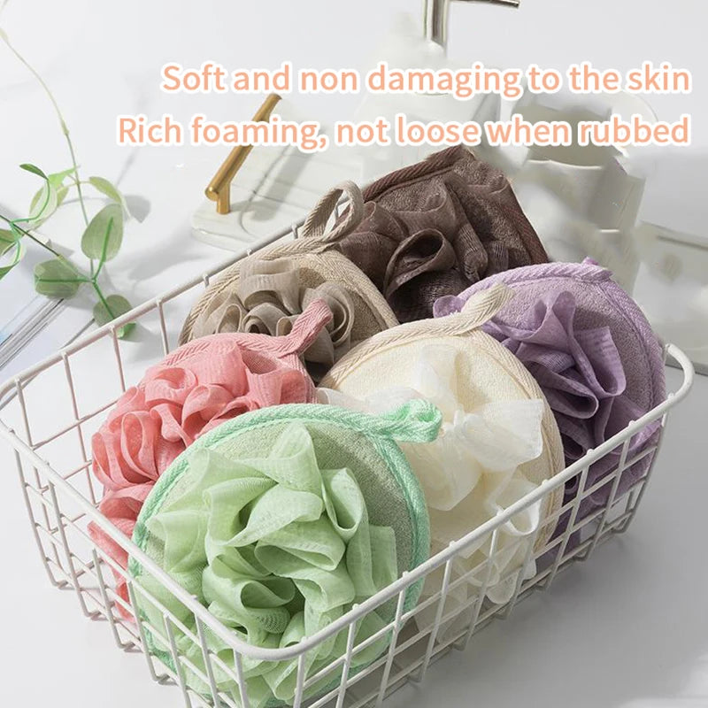 Nuevo Esponjón Exfoliante Corporal de Lufa para Ducha, Bola de Masaje, Toalla de Baño, el Mejor Exfoliante Corporal para Ducha y Baño