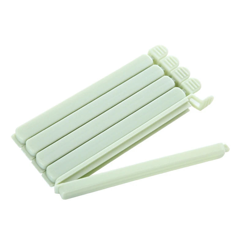 Abrazadera selladora de bolsas de alimentos de cocina de gran tamaño, Clip de sellado de aperitivos antihumedad, abrazadera de bolsa de plástico para almacenamiento de alimentos, 5 uds.