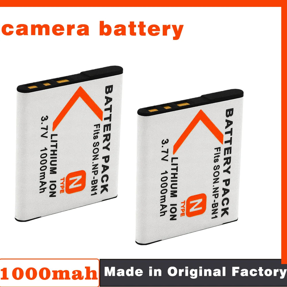 Batería NP-BN1 o Cargador LED para Cámaras Sony DSC-W800, DSC-WX220, DSC-W830, DSC-W810, DSC-QX30, DSC-QX100, DSC-QX10
