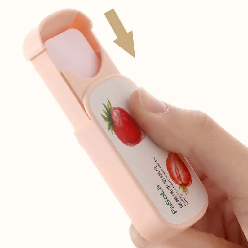 50-200 Piezas de Jabón de Papel Portátil Mini con Aroma a Fresa, Jabón de Manos Desechable, Jabón de Papel para el Cuidado de las Manos, Jabón de Limpieza, Artículos de Baño y Viaje