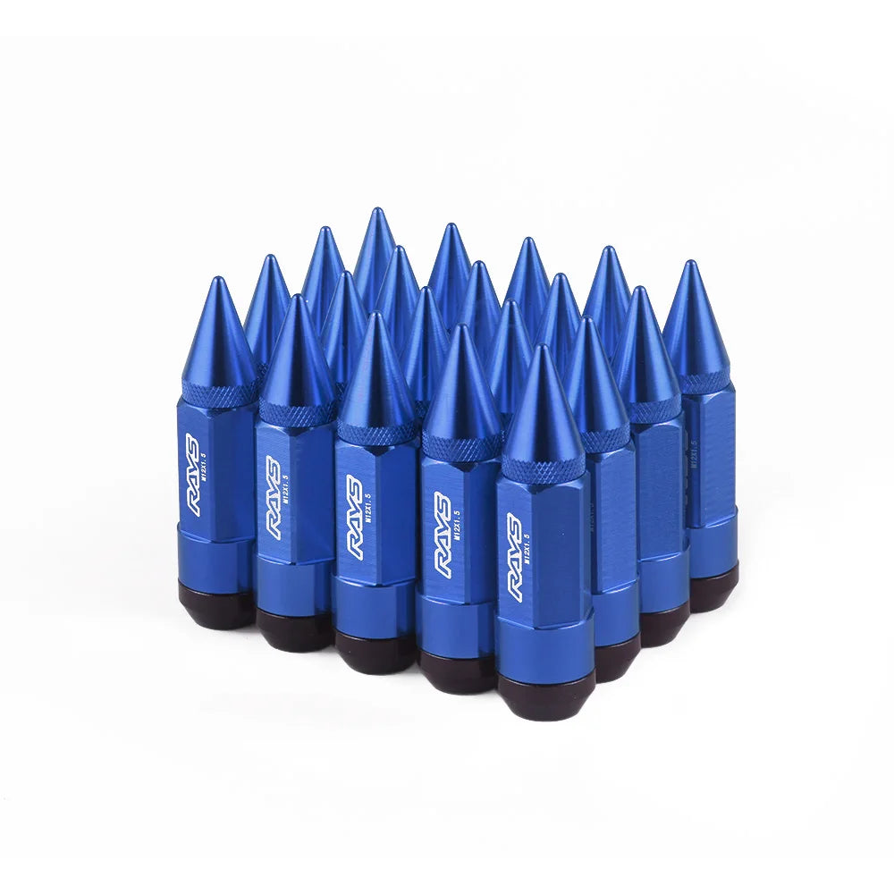 Llantas de sintonizador extendidas de aluminio con púas M12X1.5/M12X1.25, tuercas de juez Racing Jdm aplicables a Honda Toyota y Chevrolet Ford