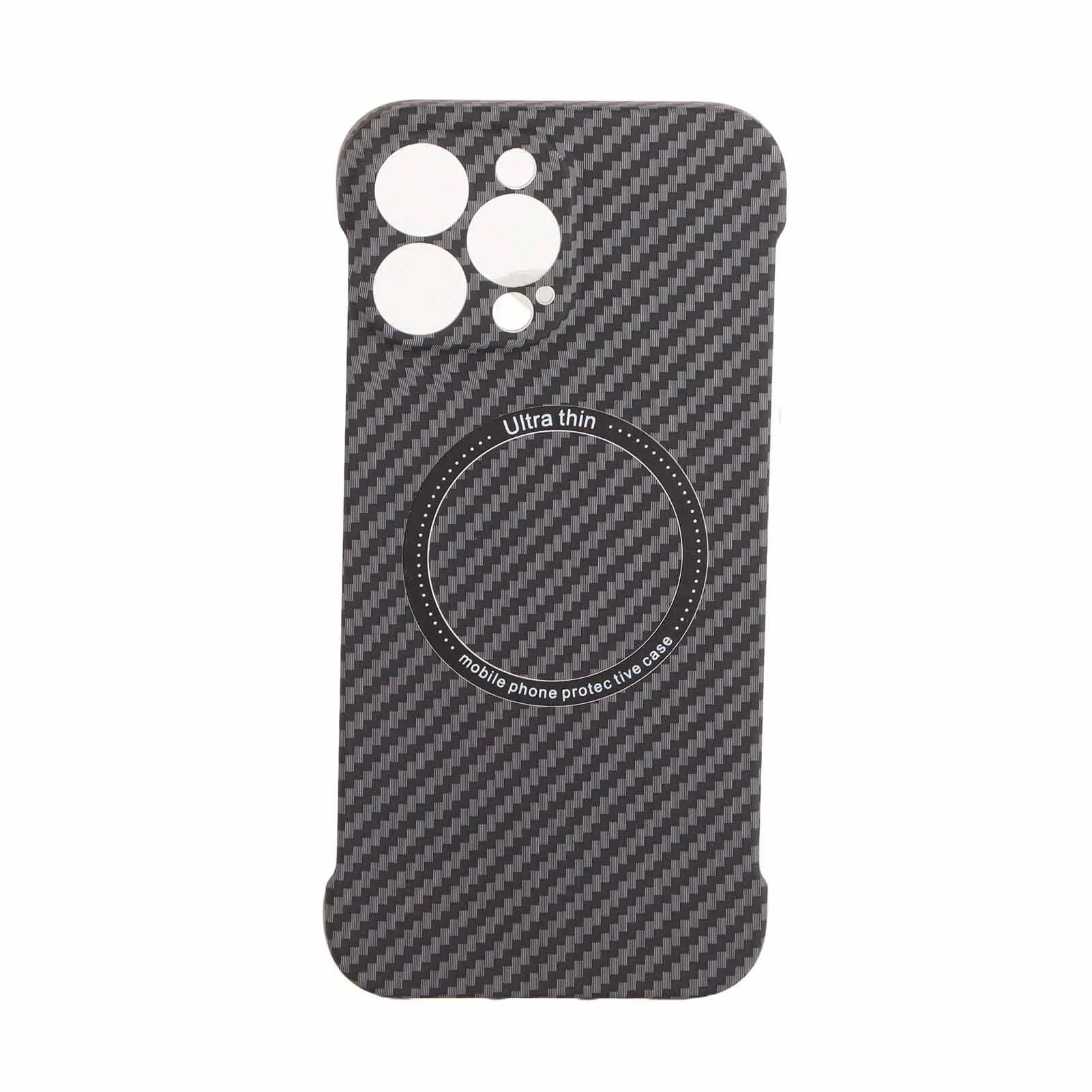 Funda de teléfono sin marco, funda protectora de teléfono portátil ultraligera con carga inalámbrica magnética, funda protectora para teléfono