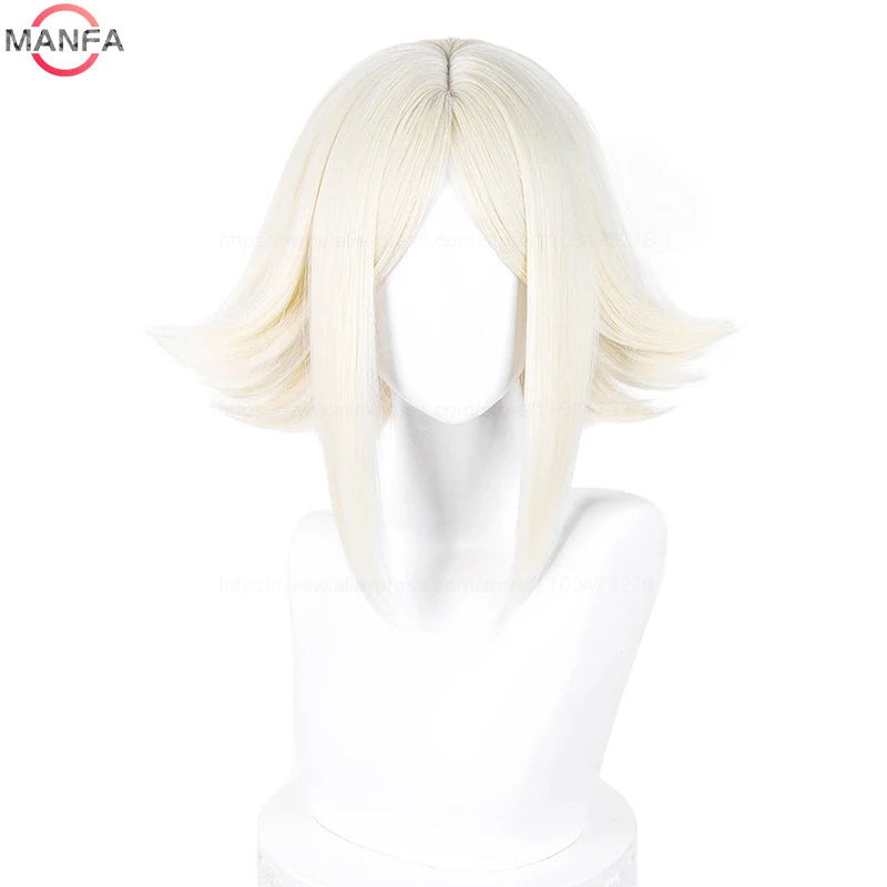 Peluca de cosplay de Gachiakuta Anime Rudo Zanka Riyo Reaper Guita Eishia Stilza Amo Empool, peluca corta, pelucas sintéticas resistentes al calor