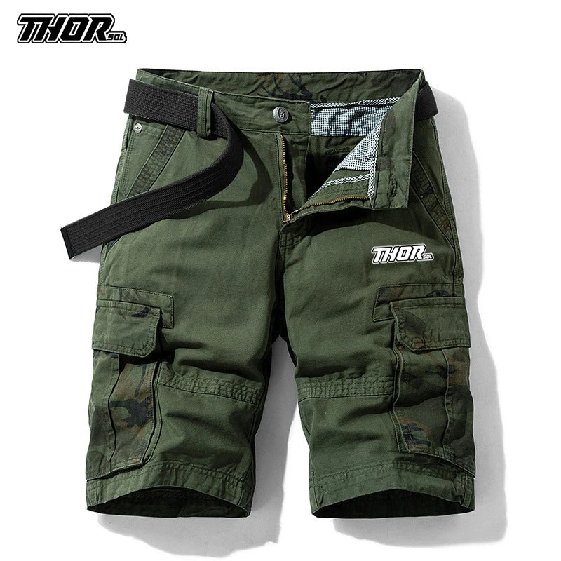 Pantalones cortos de ciclismo THORSOL para hombre, pantalones cortos de trabajo, pantalones cortos para bicicleta de montaña, pantalones cortos de verano 2026, Culottes transpirables
