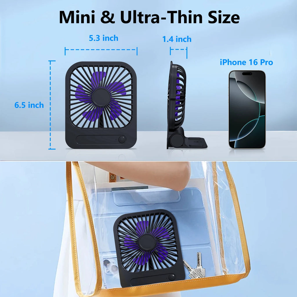 Potente ventilador de pared para inodoro Eary, recargable por Usb con ventilador de refrigeración magnético de viento de 1200mAh y 3 velocidades, ventilador de ventilación portátil para el hogar