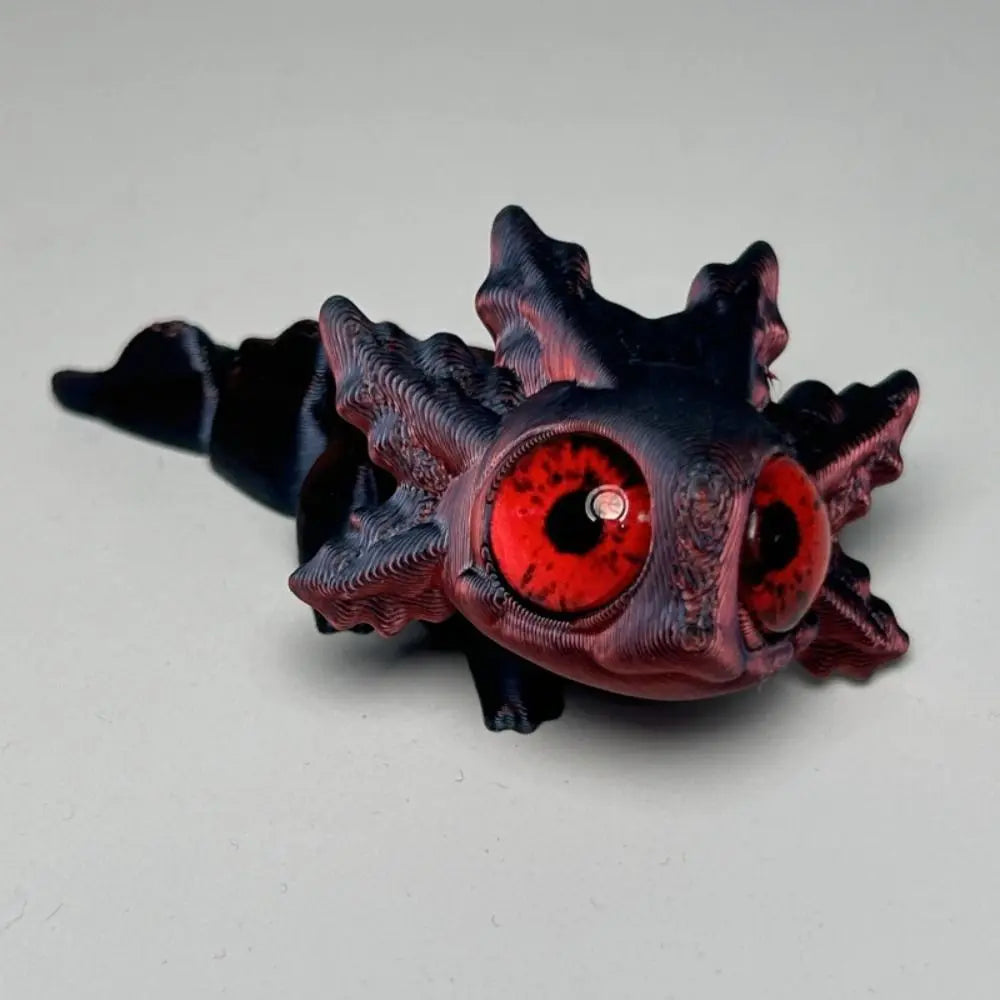 Diseño multiarticulado Impresión 3D Figuras Newt Piezas móviles Figuras de ojos de simulación impresas en 3D Dibujos animados realistas